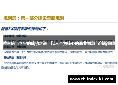 蔡崇信与李宁的成功之道：以人本为核心的商业智慧与创新策略